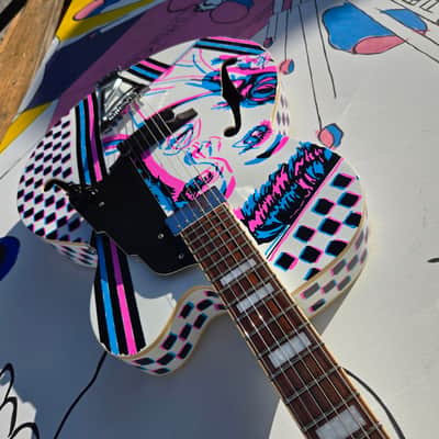 D'Angelico Premier EXL-1 Hollow Body Archtop 2010s - White image 25