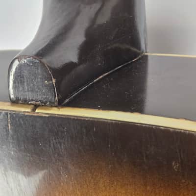 Silvertone Harmony 621 1965 - X-brace Conversion, Neck Reset, Bone Nut & Saddle, Seymour Duncan Maverick Soundhole Pickup image 6
