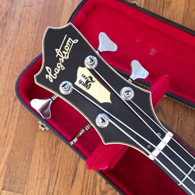 Hagstrom  Ampeg patch 2000 swede bass guitar 1976 Mahogany original vintage synth analog image 7