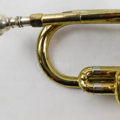 Olds Ambassador Cornet, USA, Brass with case and mouthpiece image 3