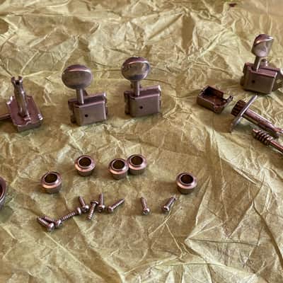vintage FENDER 1980's parts tuners jack cup bushings screws for telecaster strat stratocaster image 13