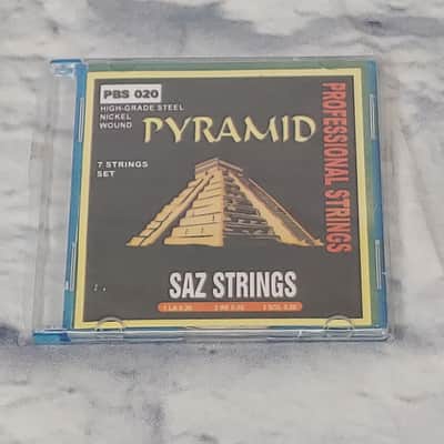 Pyramid Baglama Saz Steel Nickel Wound 7 Strings image 1