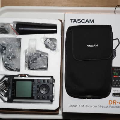 TASCAM DR-44WL Portable Recorder with original packaging - Black image 1