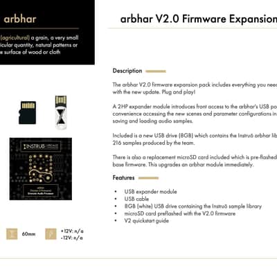 Instruo Arbhar V2.0 Expansion Pack (Module/SD Card/USB Drive) image 3