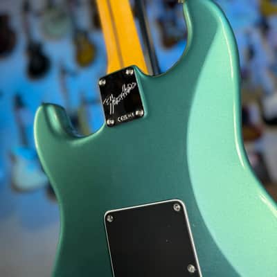 Fender American Professional Classic Stratocaster HSS Electric Guitar - Faded Sherwood Green Metallic GET PLEK'D! 186 image 7