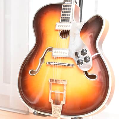 Fasan Archtop – RARE 17.7‘‘ 1950s Master Luthier Franz Sander German Vintage Jazz Guitar Gitarre image 1