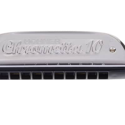 Immagine Hohner Chrometta 10 Chromatic Harmonica - Key of C - 2