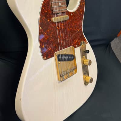 Preowned Don Grosh Retro Classic VT Custom in Mary Kay White w/ Lindy Fralin PUs image 8