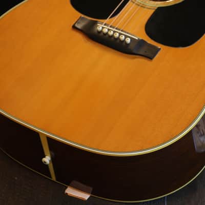 1974 Martin D-28 Dreadnought Acoustic Guitar Natural + HSC image 5
