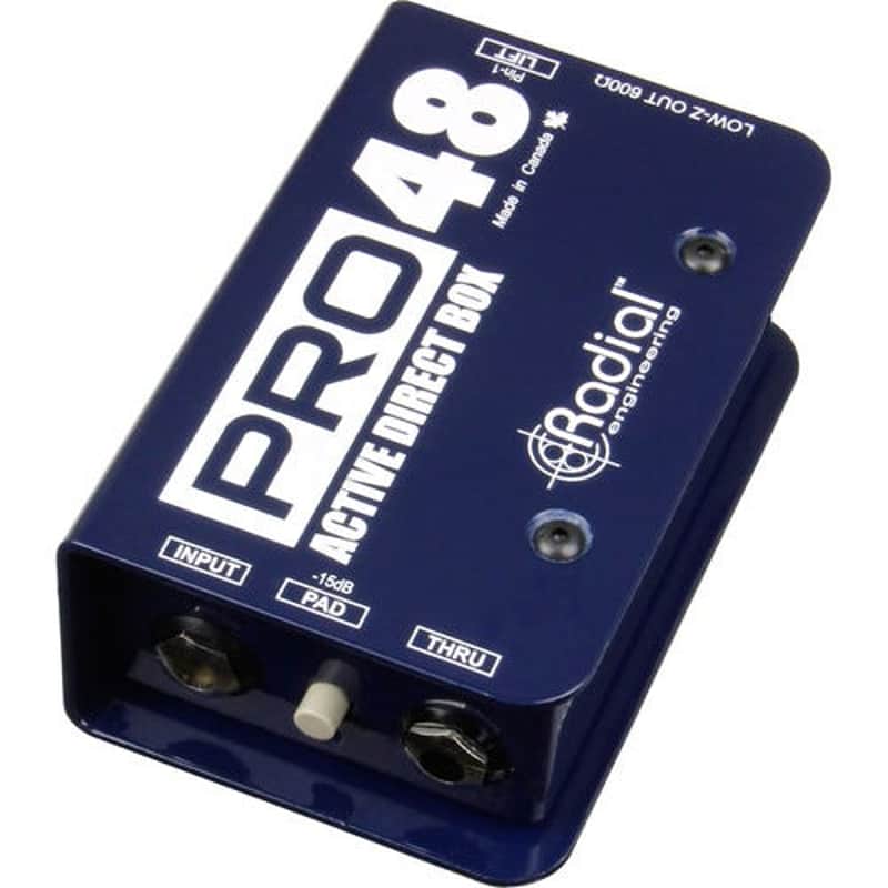 Radial Pro48 1-Channel Active 48v Direct Box image 1