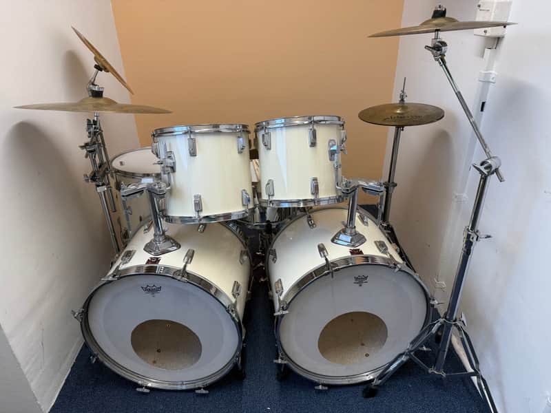 Tama Swingstar 80's - White Double Bass Kit | Reverb