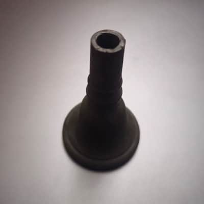 Vintage Mouthpiece Wind Trumpet Bronze 1910s Russian Empire Patina image 5