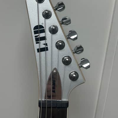 ESP LTD KS M-6 Evertune Ken Susi Signature Electric Guitar - Metallic Silver image 3