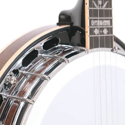 Gold Tone Mastertoneâ„¢ OB-2AT: Archtop Bowtie Banjo w/ Case image 4