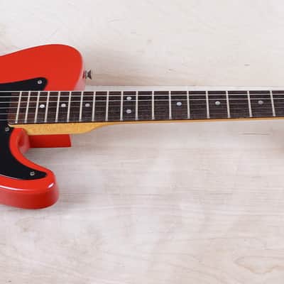 Fender Bullet S-2 1981 Red USA "V" Neck Telecaster Style SS w/ Bag image 2