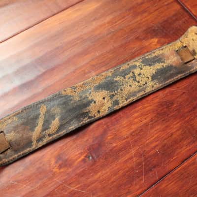 Grover Ancient Black Leather Strap 1950's/60's ??? image 8