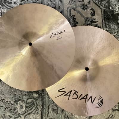 Sabian 13” Artisan Hi-Hat Pair #A1302/1 & #A1302/2 image 1