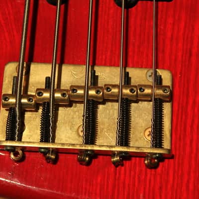 MOON JJ-5 Ash Jazz Bass PGM Transparent Red image 17