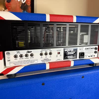 Orange Limited Edition Union Jack Rockerverb 50 MKII / 2x12 Cab Set image 13