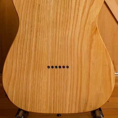 Fender Japan Telecaster neck on a custom Thinline Wenge top ash body with binding - 3 kg - handwound pickups - 4-way wiring image 6