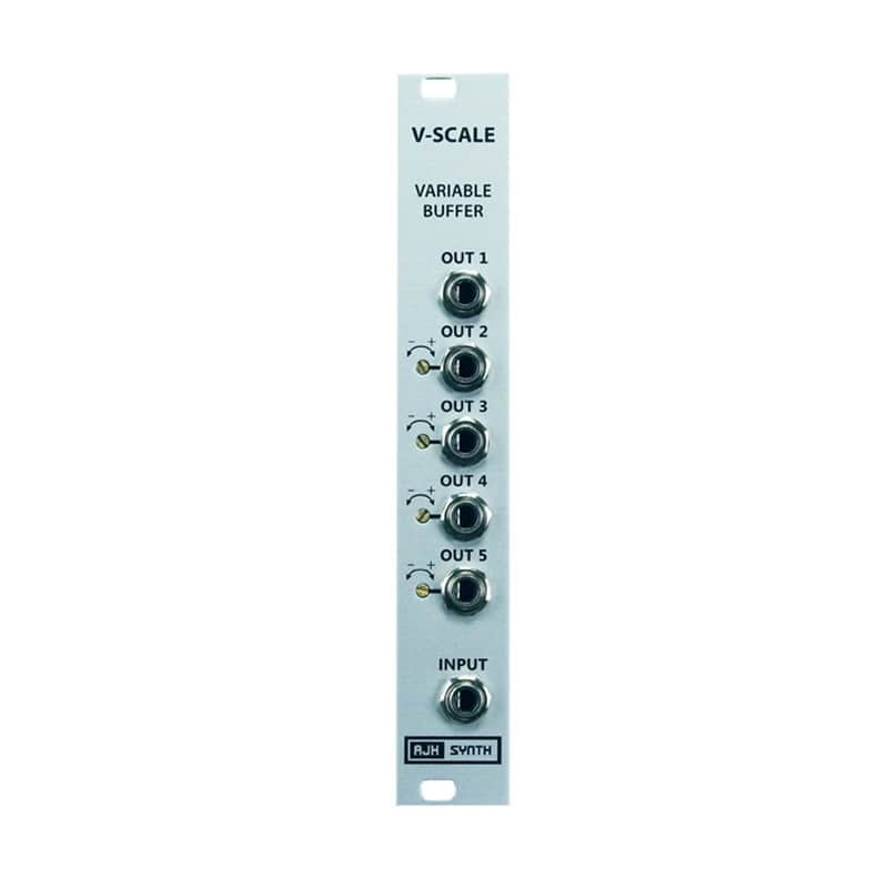 AJH Synth V-Scale Eurorack Active Variable Mult Module (Silver) image 1