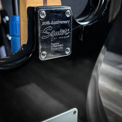 Squier Affinity 20th Anniversary Stratocaster - Black image 8