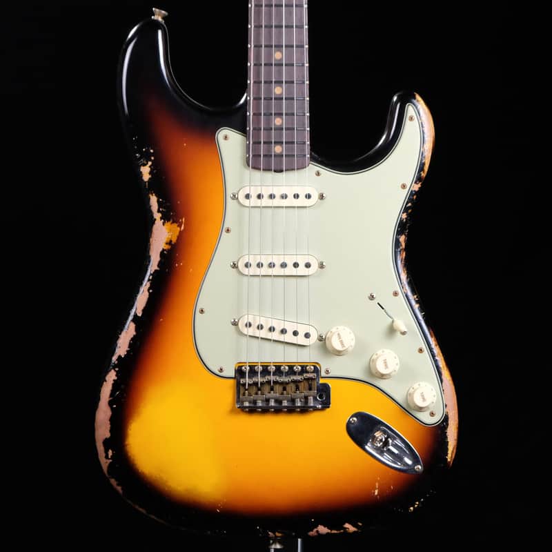 2024 Fender 1960 Stratocaster Heavy Relic - Faded Aged 3-Color Sunburst image 1