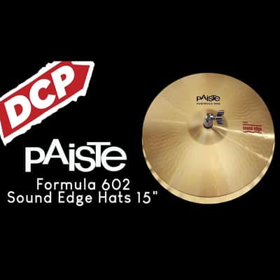 Paiste Formula 602 Sound Edge Hi Hat Cymbals 15" image 2