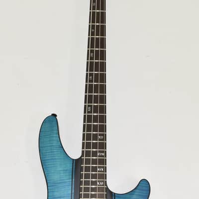 Schecter C-4 GT Bass Trans Blue B-Stock 0924 image 3