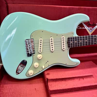 Fender Custom Shop LTD `62 Poblano Stratocaster Journeyman CC Faded Aged Surf Green image 3