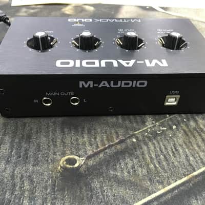 M-Audio M-Track Duo USB Audio Interface 2021 - Black image 3