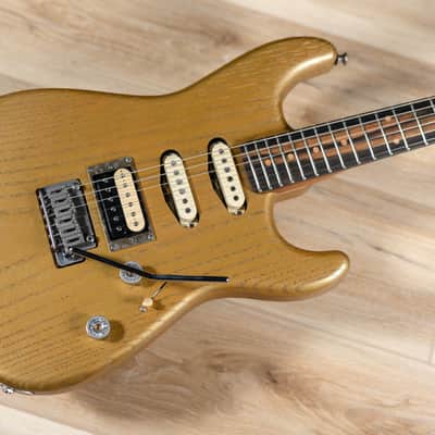 Paoletti Alfa Loft HSS Ebony Fretboard “Stratospheric” S-Style – True Gold image 9