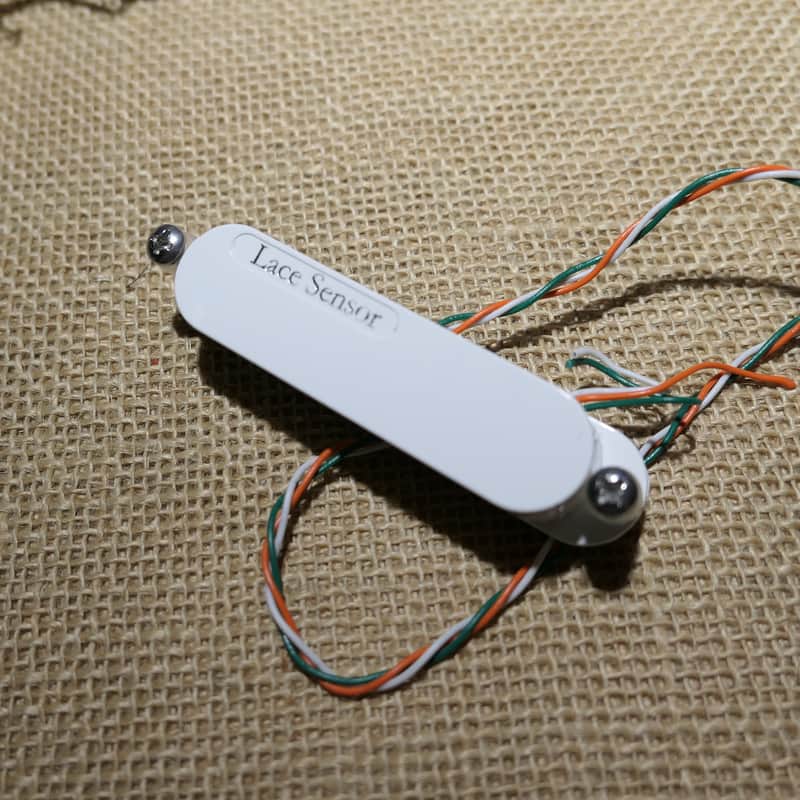 Lace Sensor Silver Pickup White Same Day Shipping #DG11 image 1