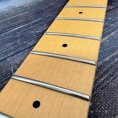 2016 Ibanez Prestige RG2570MZA Neck White Pearl Maple Fingerboard Made in Japan image 9