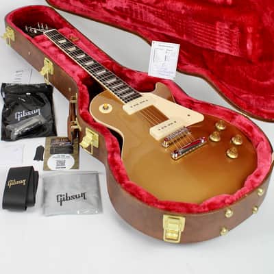 Gibson Les Paul Standard 50s P90 Pickups - Gold Top w/OHSC (LPS5P900GTNH) Bild 10