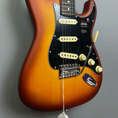 Fender Limited Edition American Performer Timber Stratocaster 2024 - Honey Burst image 3