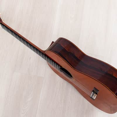 1973 Sakazo Nakade No. 1200Y Vintage Classical Guitar, Spruce + Brazilian Rosewood w/ Case image 14