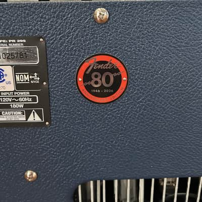 Fender Limited Edition Blues Junior IV, Eminence Cannabis Rex, Color Trio: Red, White, Blue image 6