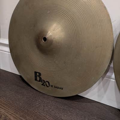 Sabian B20 14" Hihats 1980s image 3