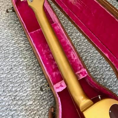 Gibson Rare Vintage 1955 Les Paul Goldtop All Gold Model Near Mint Original With Case Candy Amazing image 7