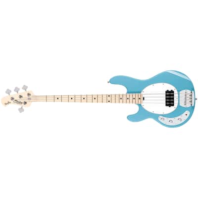 StingRay RAY4 Left-Handed Chopper Blue Sterling by Music Man image 2