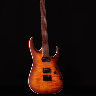 Ibanez RGA42FM Flame Maple Top Electric, Dragon Eye Flat image 8