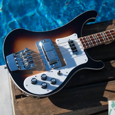 2006 Rickenbacker 4003 - Rare Montezuma Brown Sunburst - w Original Hard Case - Made in the USA image 8