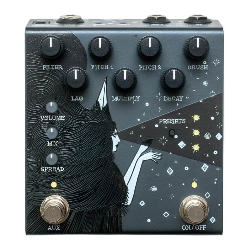 Old Blood Noise Endeavors Dark Star Stereo  Reverb Pedal - Black image 1