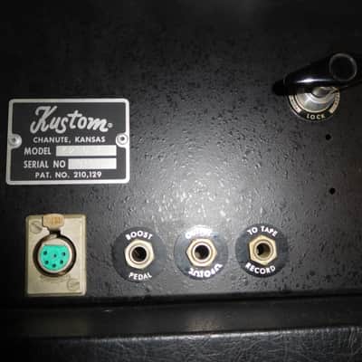 Vintage 1972 Kustom K250-4 Solid State 250 Watt Tuck & Roll Head! image 6