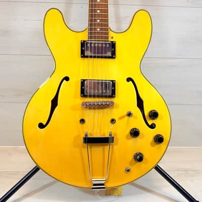 Jay Turser JT137DC Semi-Hollow Electric Guitar – Natural – Modified Hardware – Player Grade 335 Style image 2