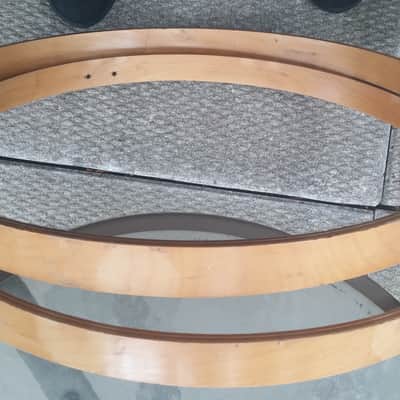 Tama Royalstar 22" Bass Drum Hoop Natural Wood LACQUER 80 2 VAILABLE image 10