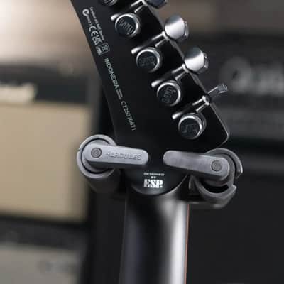 ESP LTD James Hetfield Signature Snakebyte Electric Guitar - Satin Black with Hardshell Case image 6