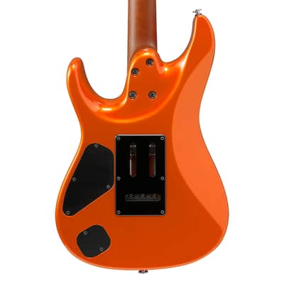 Ibanez AZ2402 AZ Prestige Electric Guitar w/Case - Roadster Orange Metallic image 7