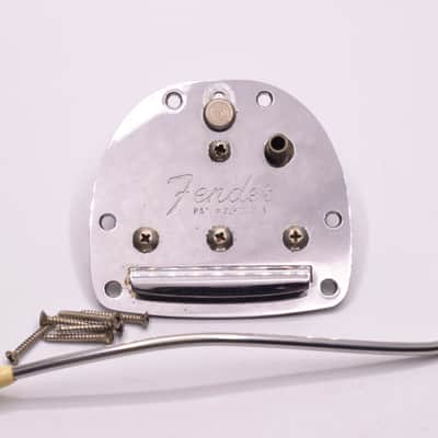 Vintage 1967 Fender Jazzmaster Jaguar Tremolo Vibrato Tailpiece w/Original Arm & Screws 1960s image 5